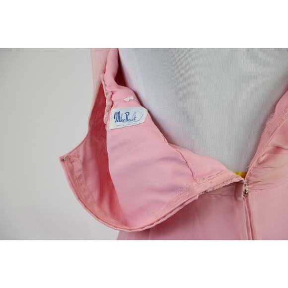 Pink Chiffon Evening Gown Small By Mike Benet Formals Small - Picture 6 of 10